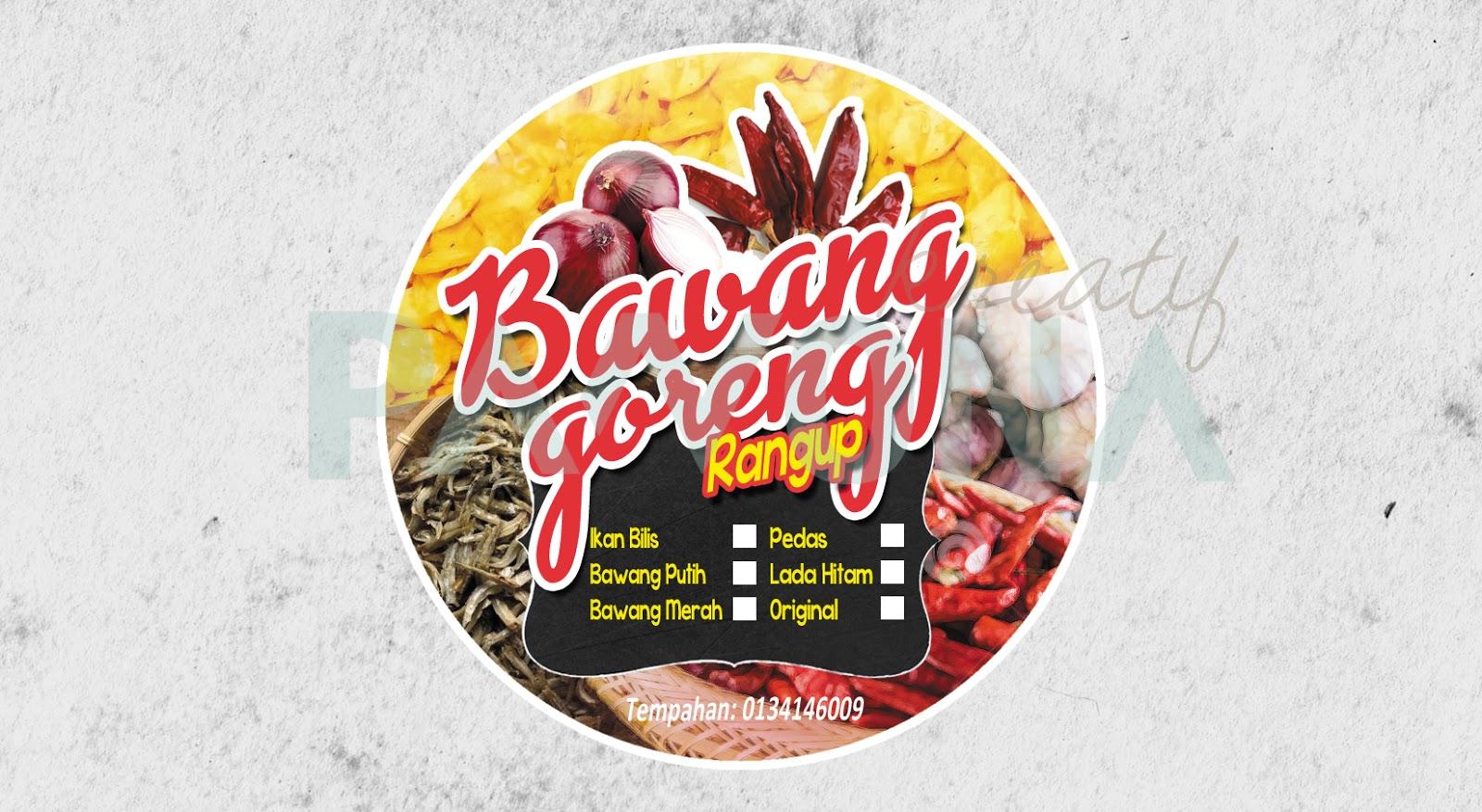 Detail Desain Label Bawang Goreng Nomer 37