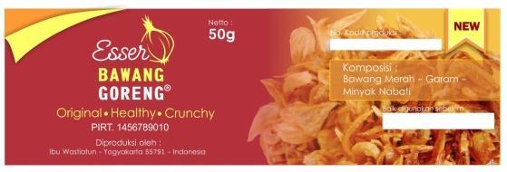 Detail Desain Label Bawang Goreng Nomer 50