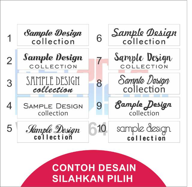 Detail Desain Label Hijab Nomer 14