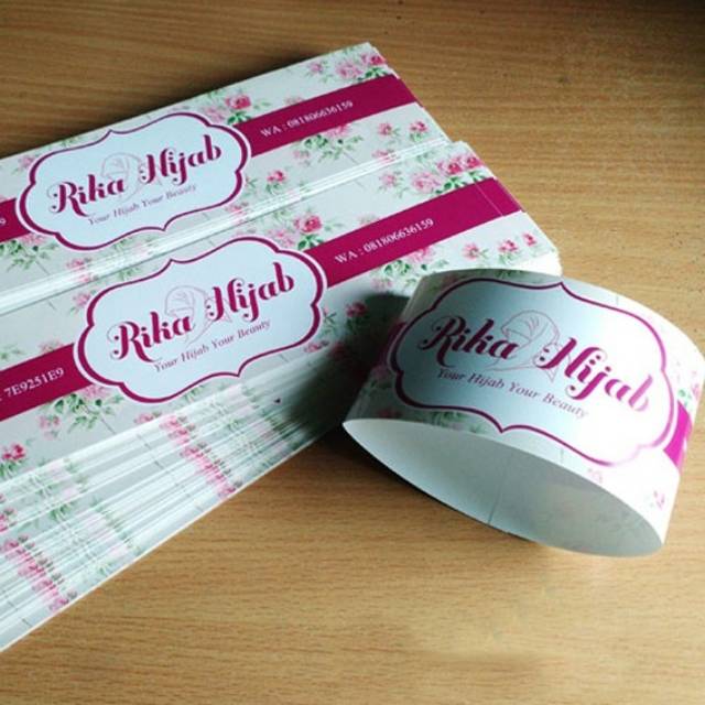 Detail Desain Label Hijab Nomer 16