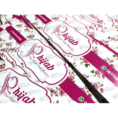 Detail Desain Label Hijab Nomer 21