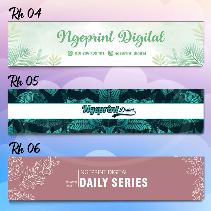 Detail Desain Label Hijab Nomer 23