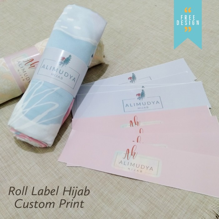 Detail Desain Label Hijab Nomer 48