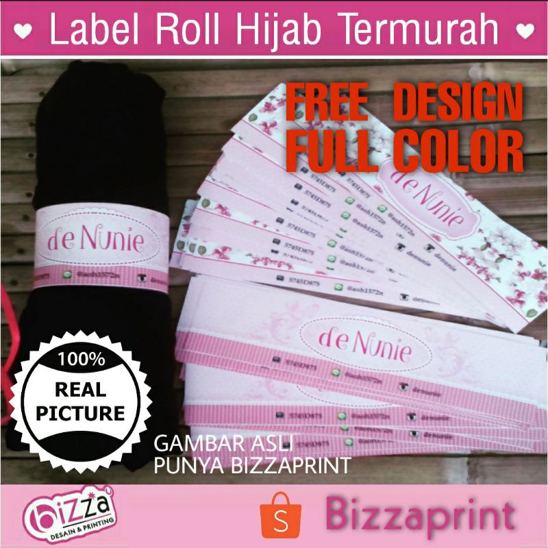 Detail Desain Label Hijab Nomer 54
