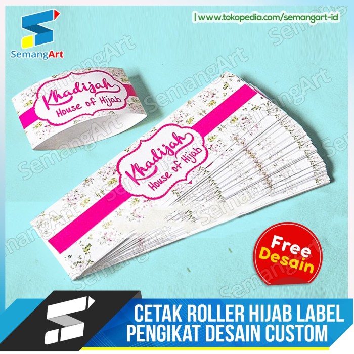 Detail Desain Label Hijab Nomer 8
