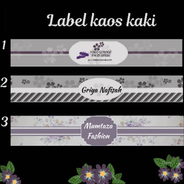 Detail Desain Label Kaos Nomer 51