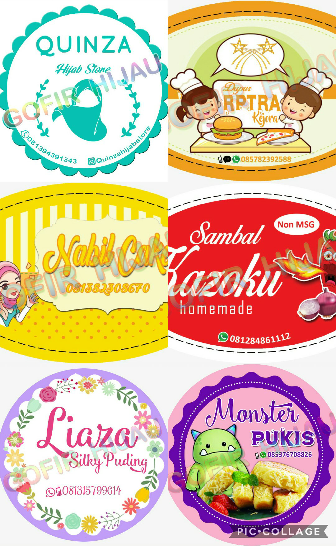 Detail Desain Label Kue Bawang Nomer 30