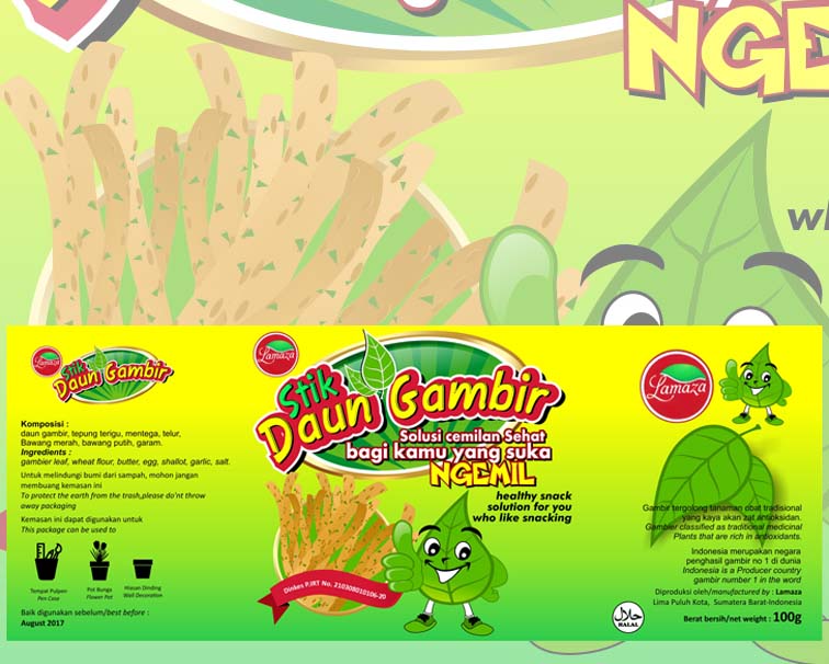 Detail Desain Label Kue Bawang Nomer 41