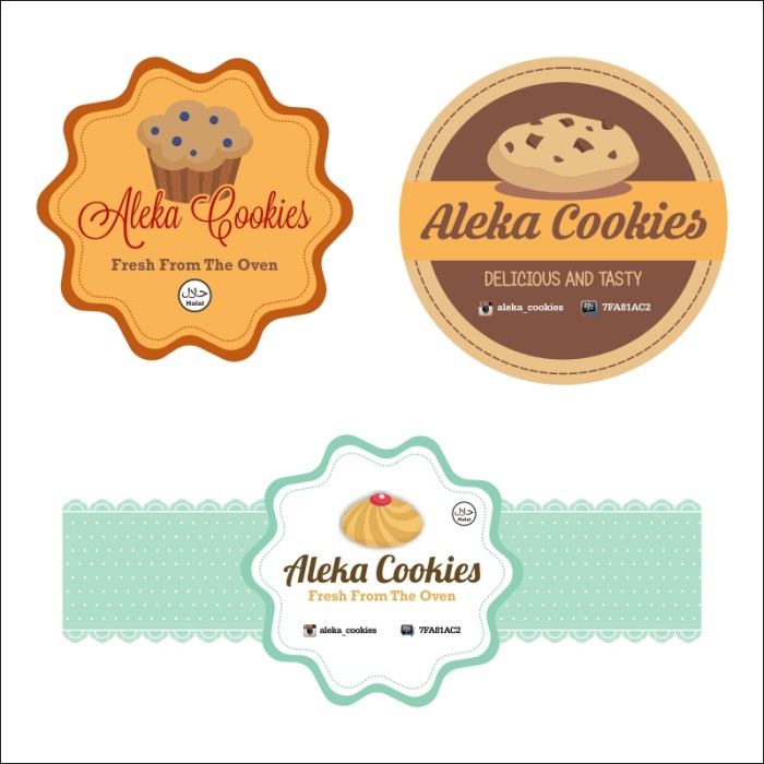 Detail Desain Label Kue Kering Gratis Nomer 27