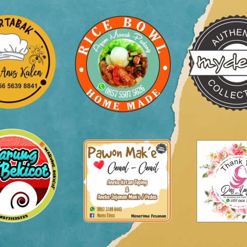 Detail Desain Label Makanan Gratis Nomer 21