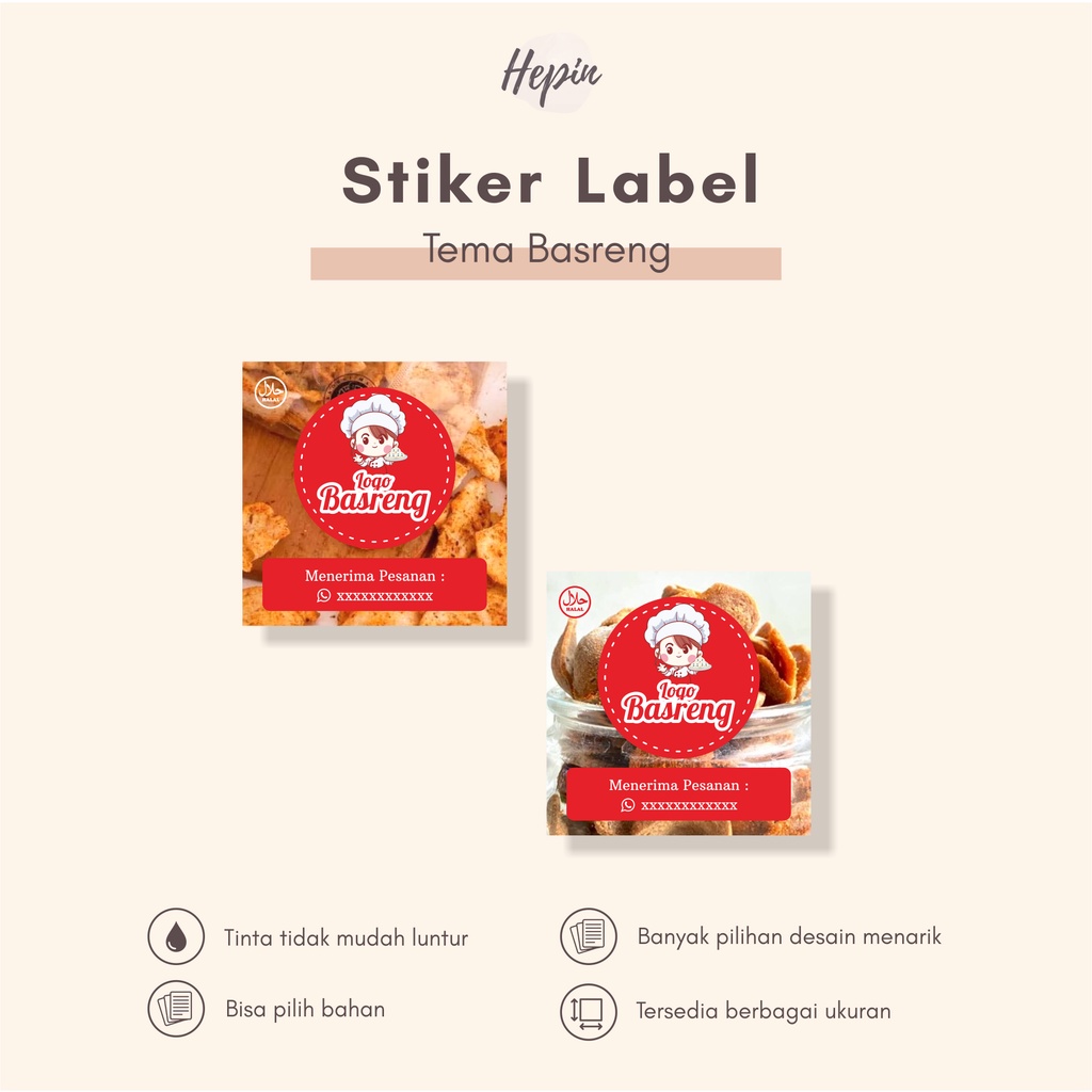 Detail Desain Label Makanan Gratis Nomer 38