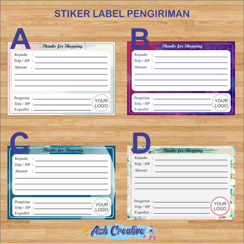 Detail Desain Label Pengiriman Olshop Nomer 9