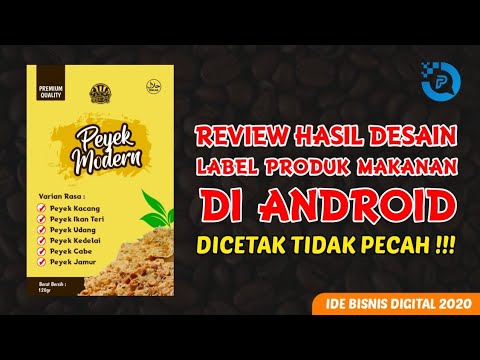 Detail Desain Label Peyek Nomer 19