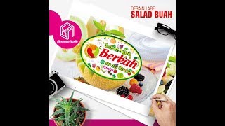 Detail Desain Label Salad Buah Nomer 11