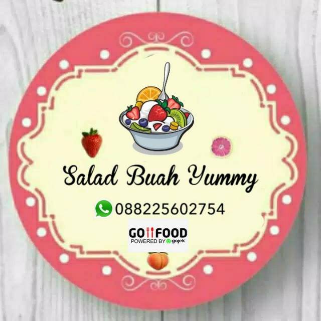 Detail Desain Label Salad Buah Nomer 6