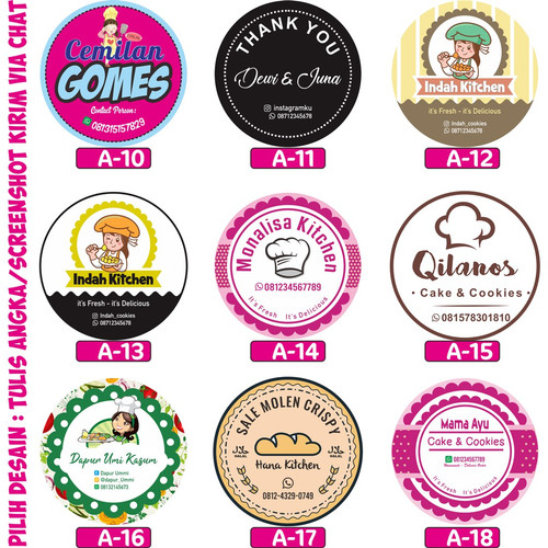 Detail Desain Label Snack Nomer 35