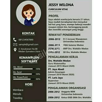 Detail Desain Lamaran Kerja Nomer 34
