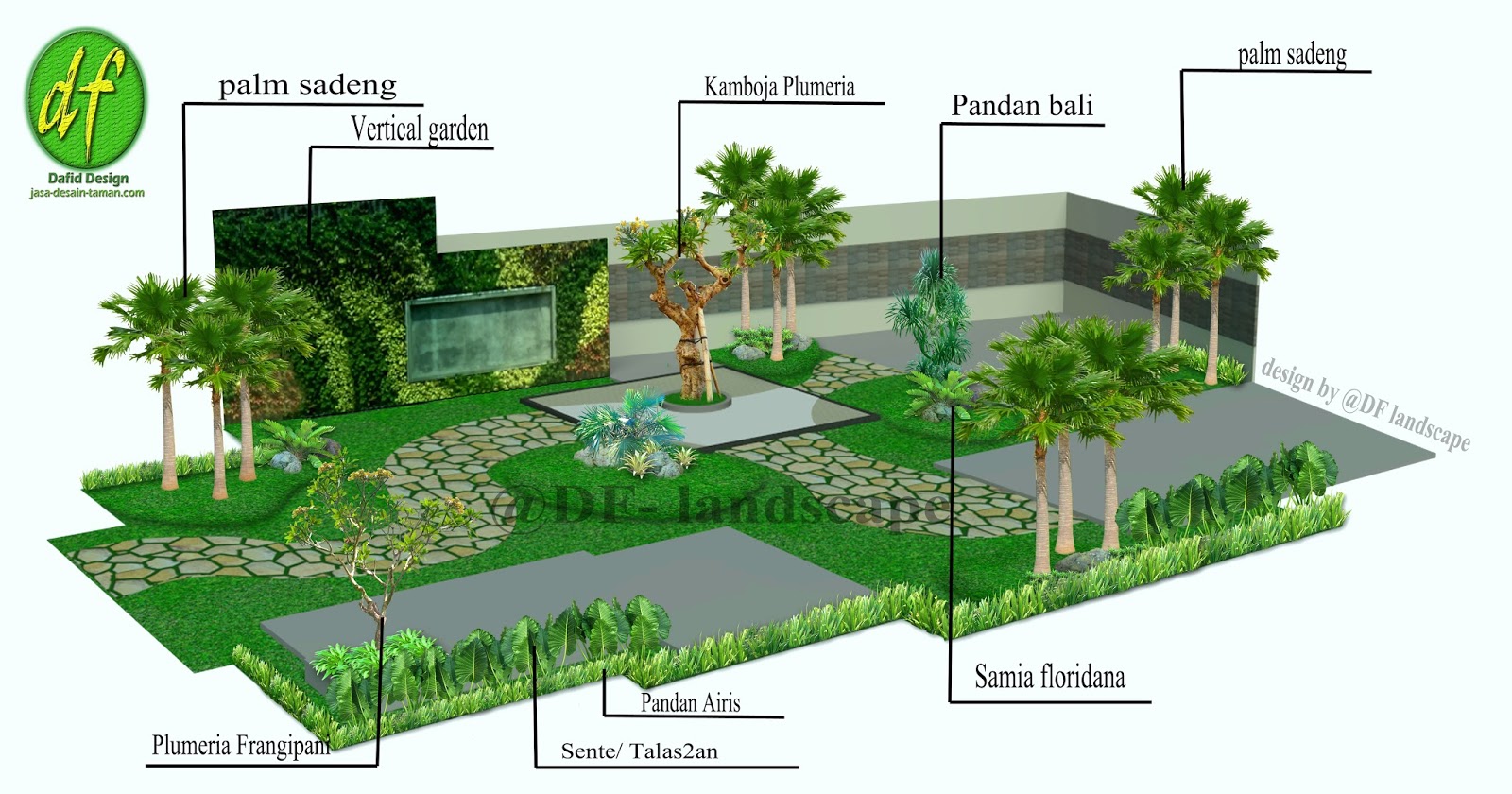 Detail Desain Landscape Taman Nomer 10