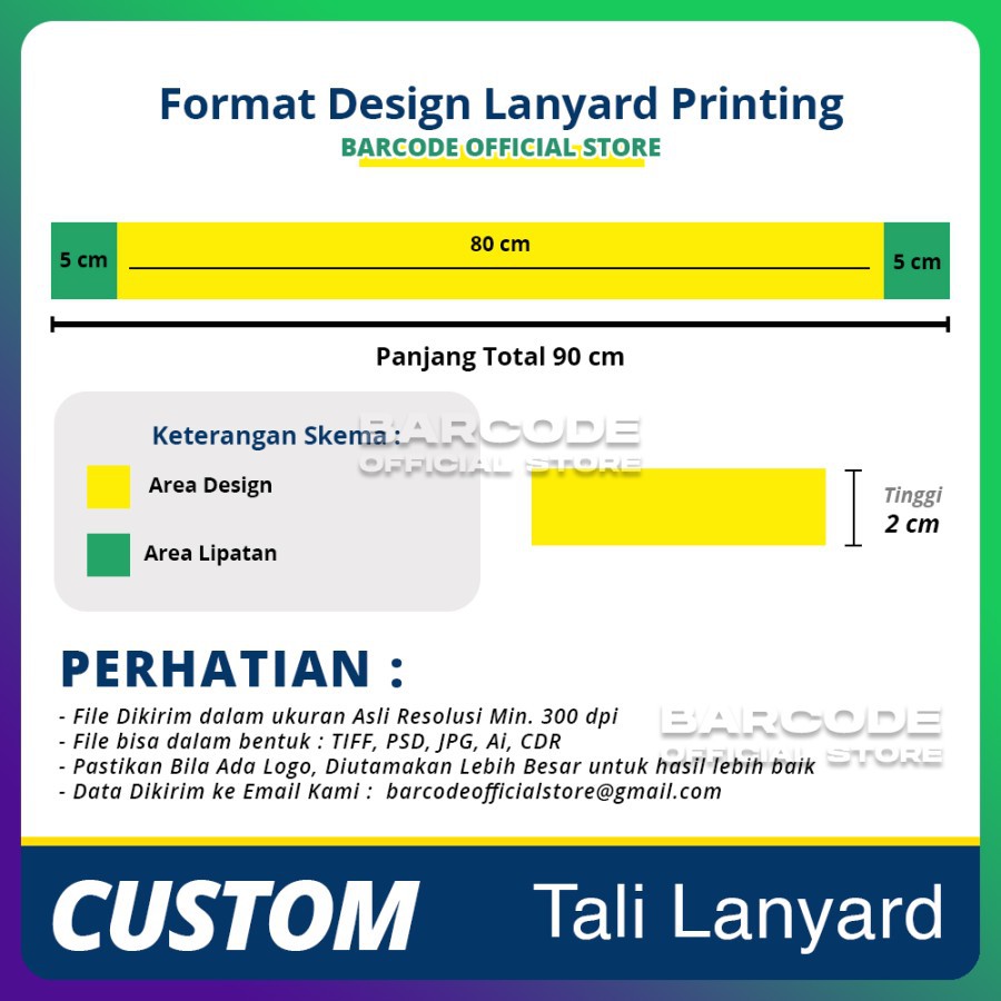 Detail Desain Lanyard Cdr Nomer 57