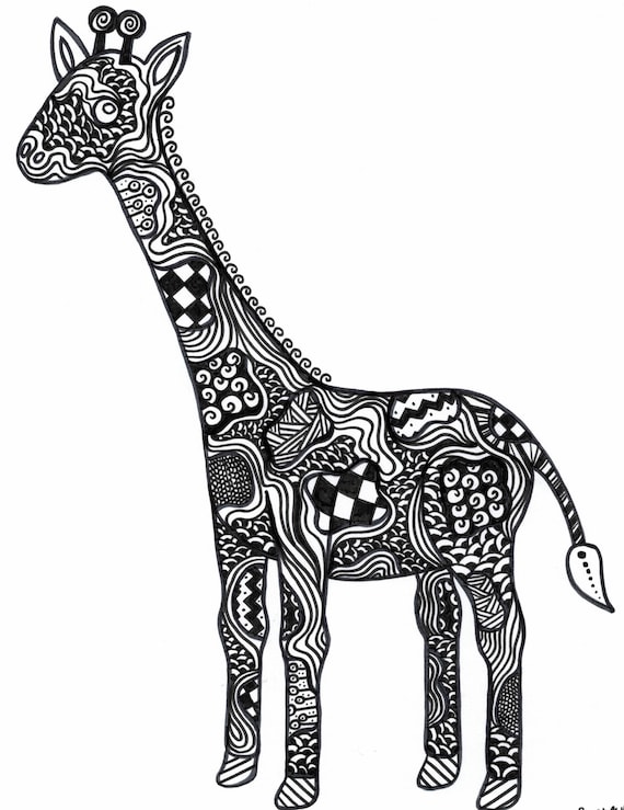 Detail Giraffe Zeichnen Bleistift Nomer 13