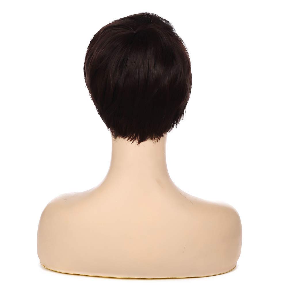 Detail Pixie Cut Braune Haare Nomer 2