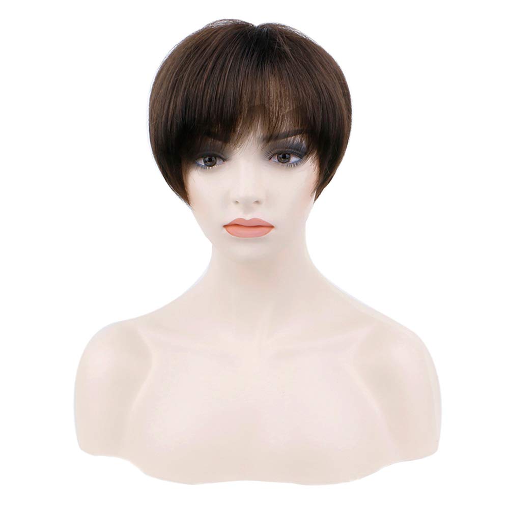 Detail Pixie Cut Braune Haare Nomer 9