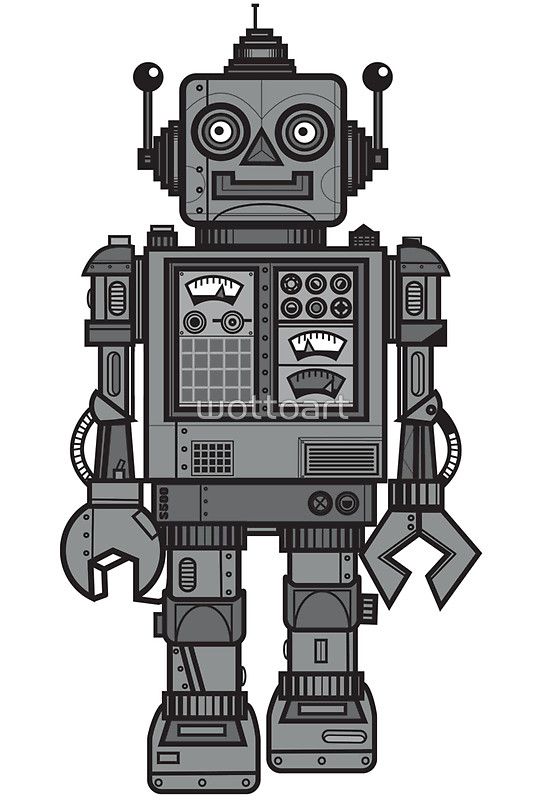 Detail Retro Roboter Nomer 14