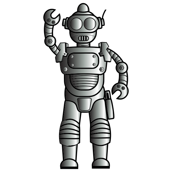 Detail Retro Roboter Nomer 23