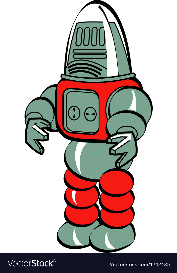 Detail Retro Roboter Nomer 7