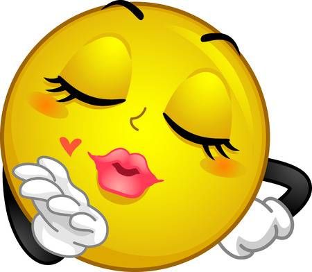 Detail Smiley Danke Kuss Nomer 5