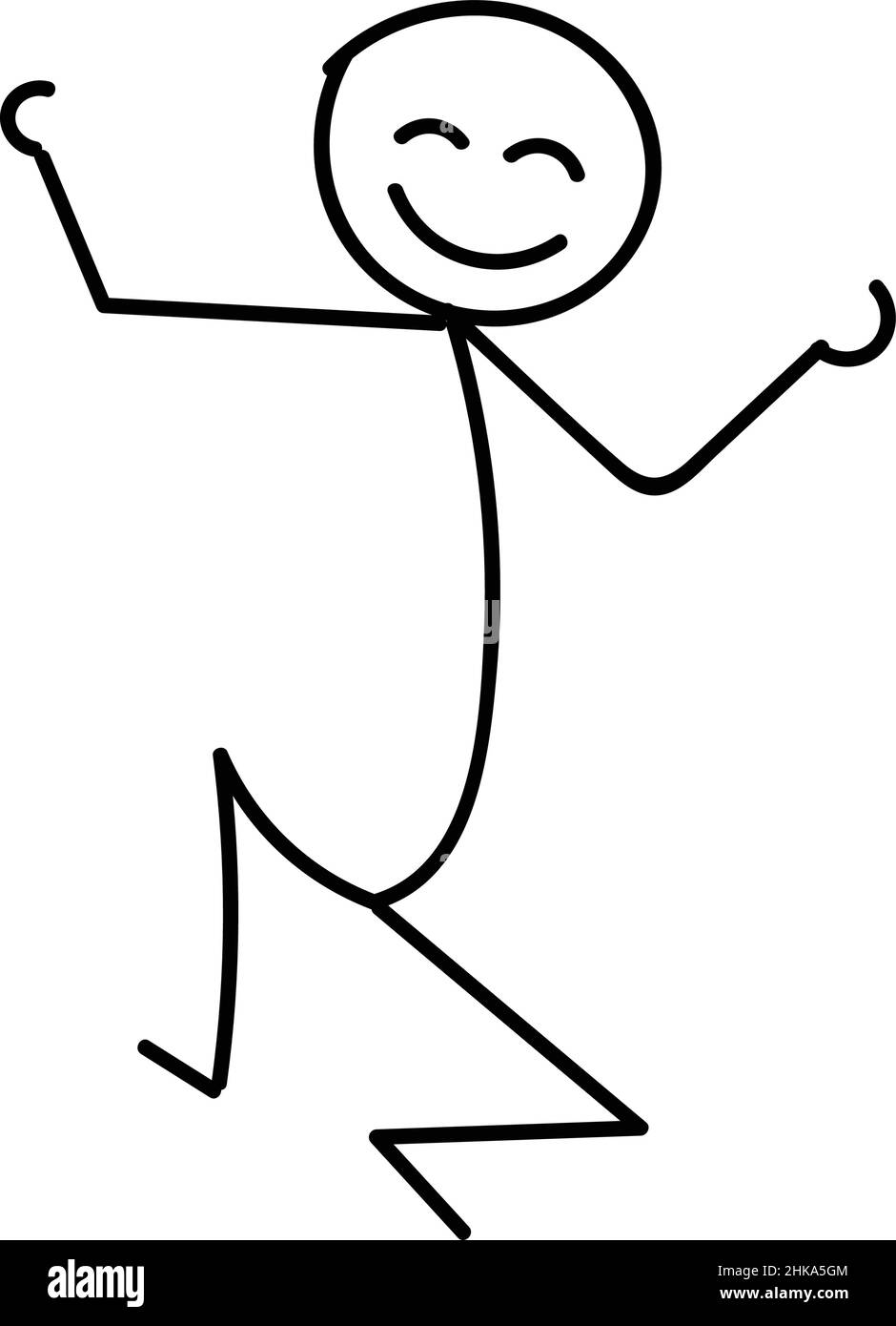 Detail Stickman Vector Nomer 11