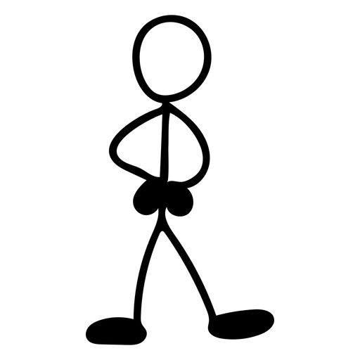 Detail Stickman Vector Nomer 12
