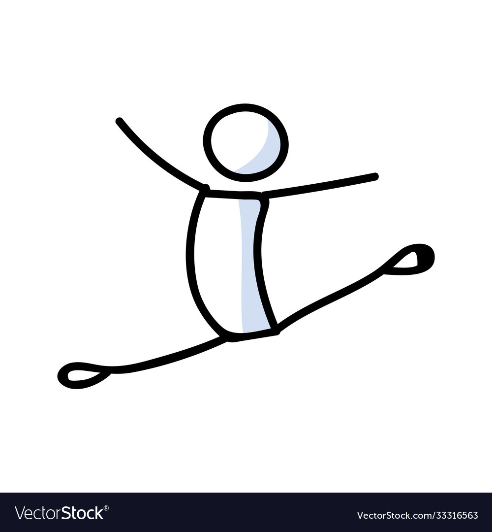Detail Stickman Vector Nomer 20