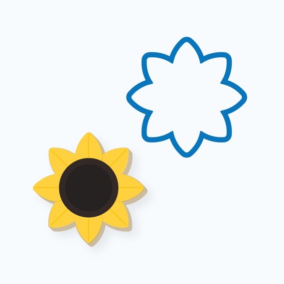 Detail Sunflower Shape Nomer 10