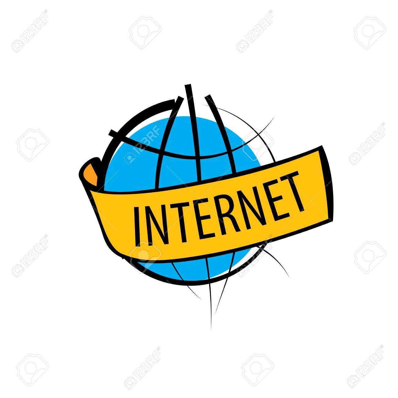 Detail Internet I Logo Nomer 11