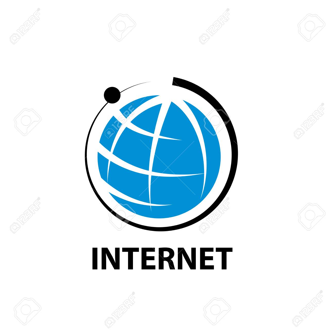 Detail Internet I Logo Nomer 6