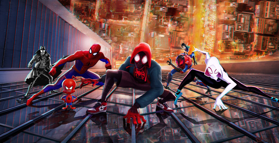 Detail Into The Spider Verse Wallpaper Nomer 12