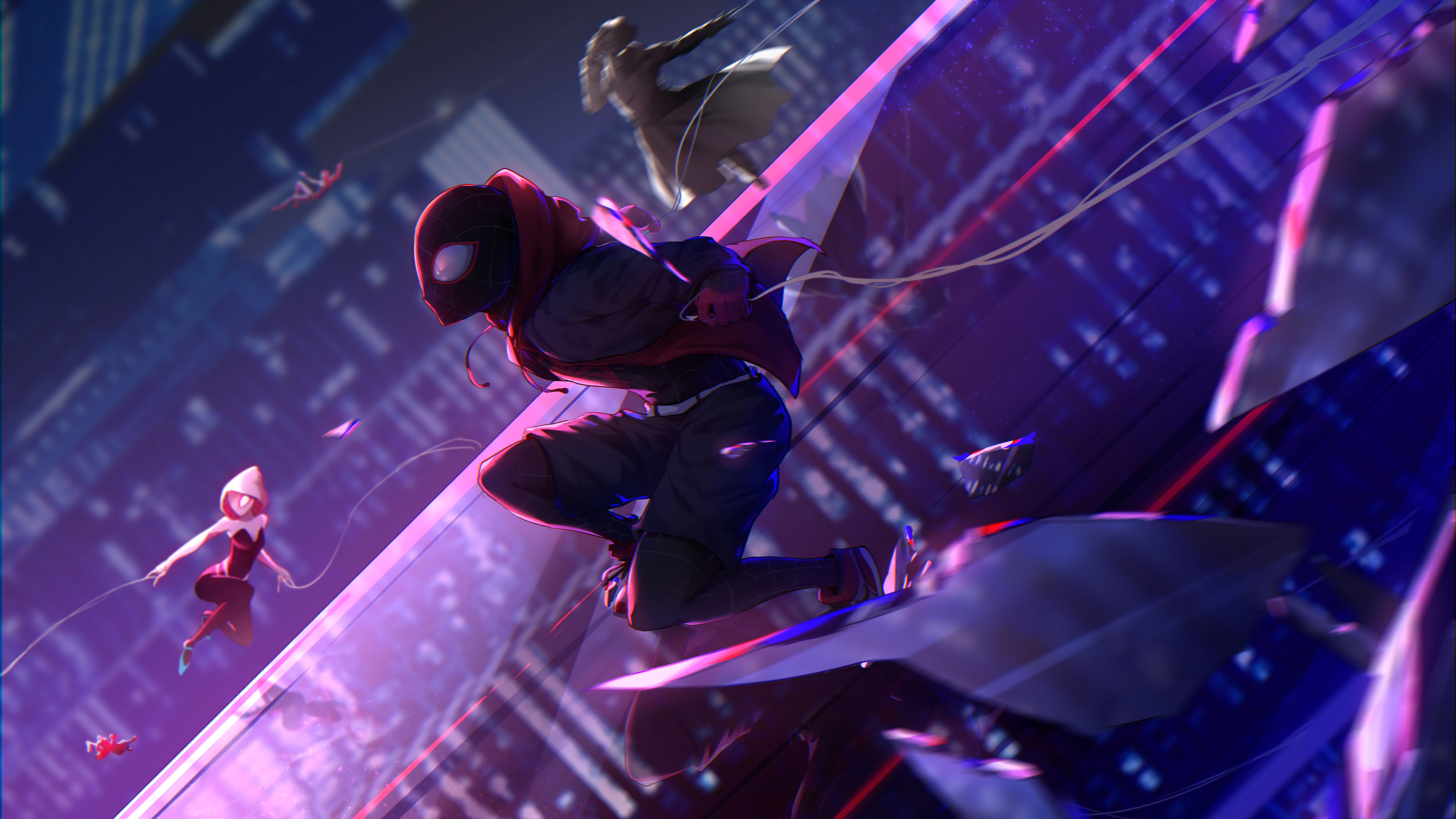 Detail Into The Spider Verse Wallpaper Nomer 23