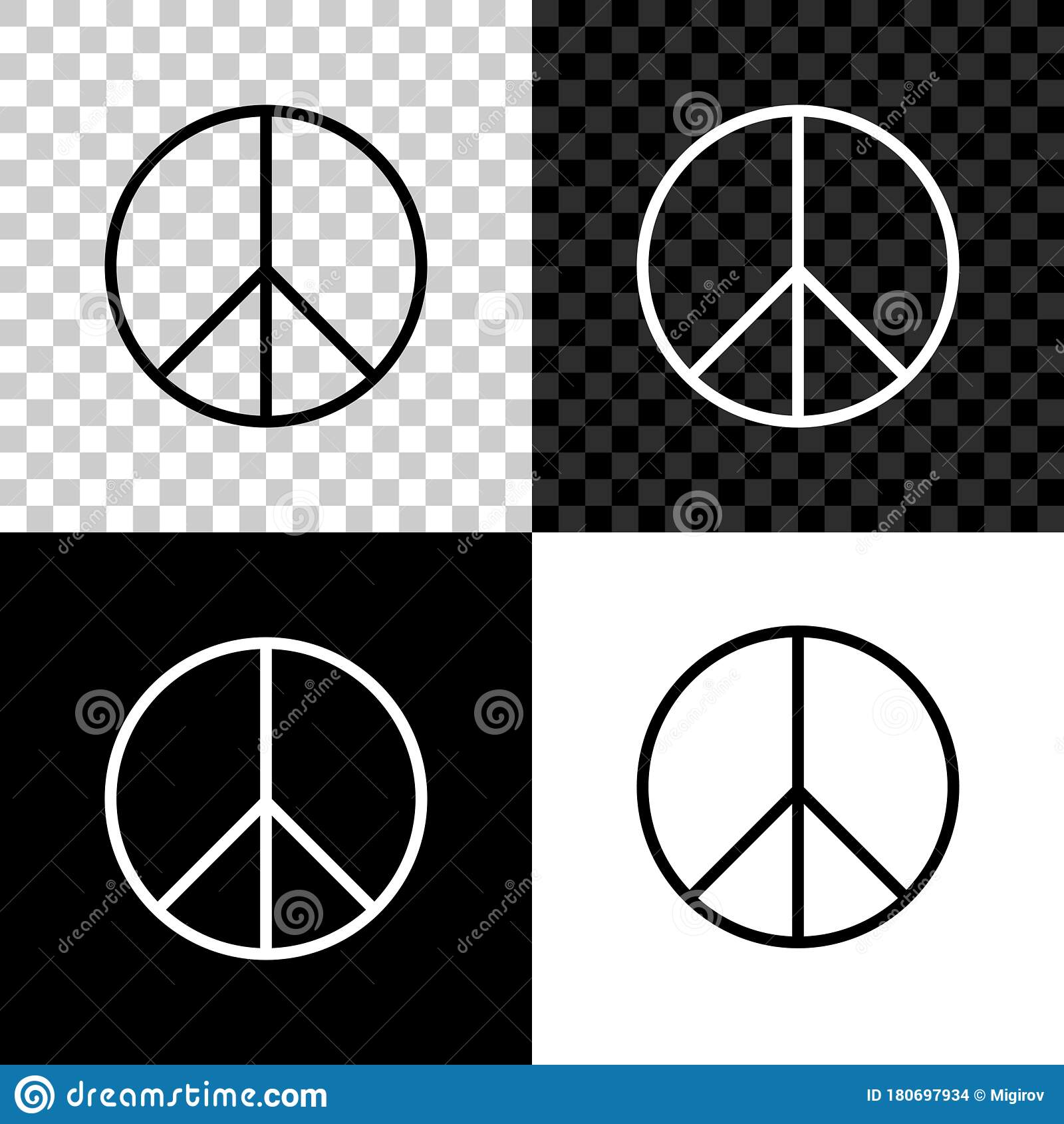 Detail Inverted Peace Sign Nomer 40
