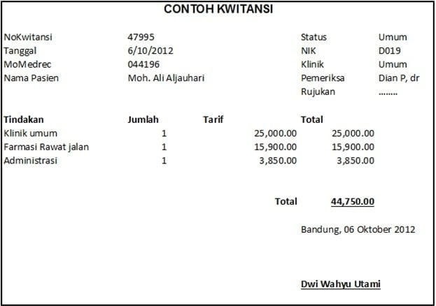 Detail Invoice Rumah Sakit Nomer 11