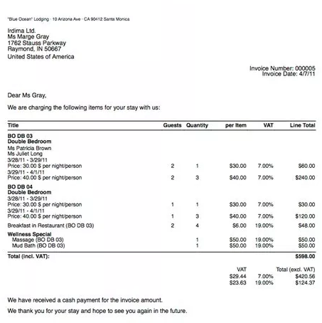 Detail Invoice Rumah Sakit Nomer 33