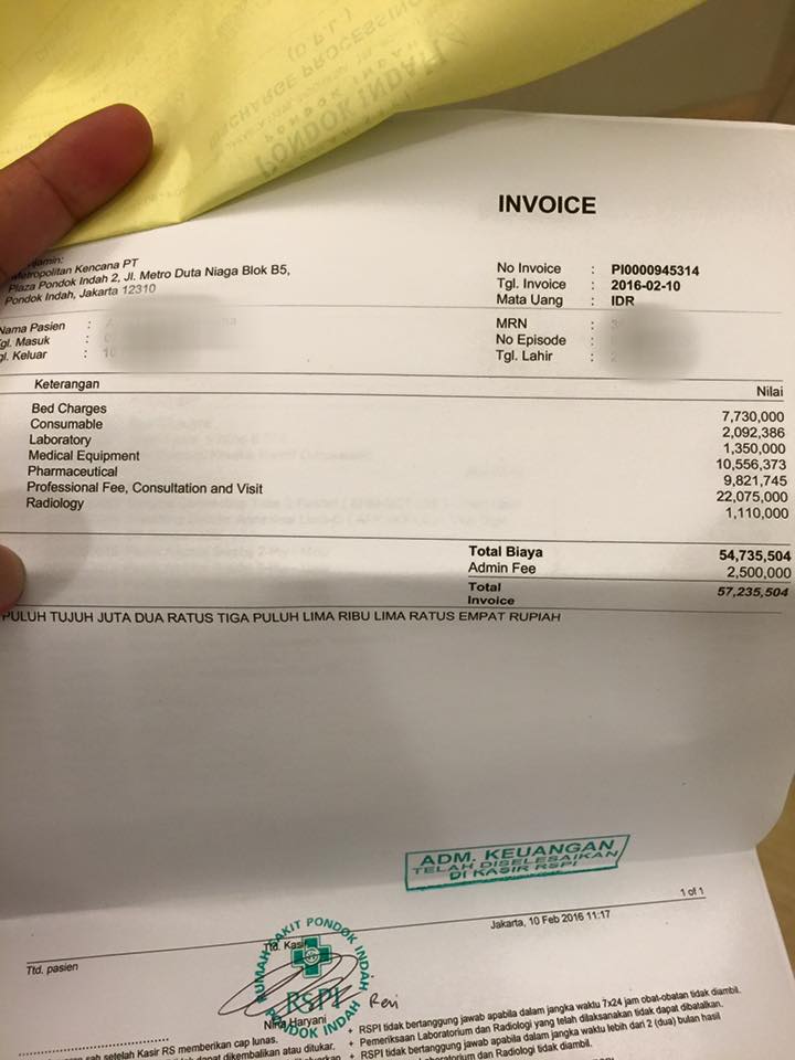 Detail Invoice Rumah Sakit Nomer 40