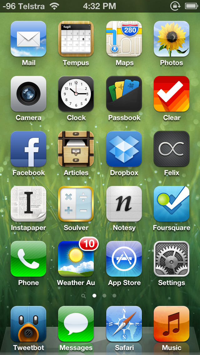 Detail Iphone 5 Home Screen Nomer 13