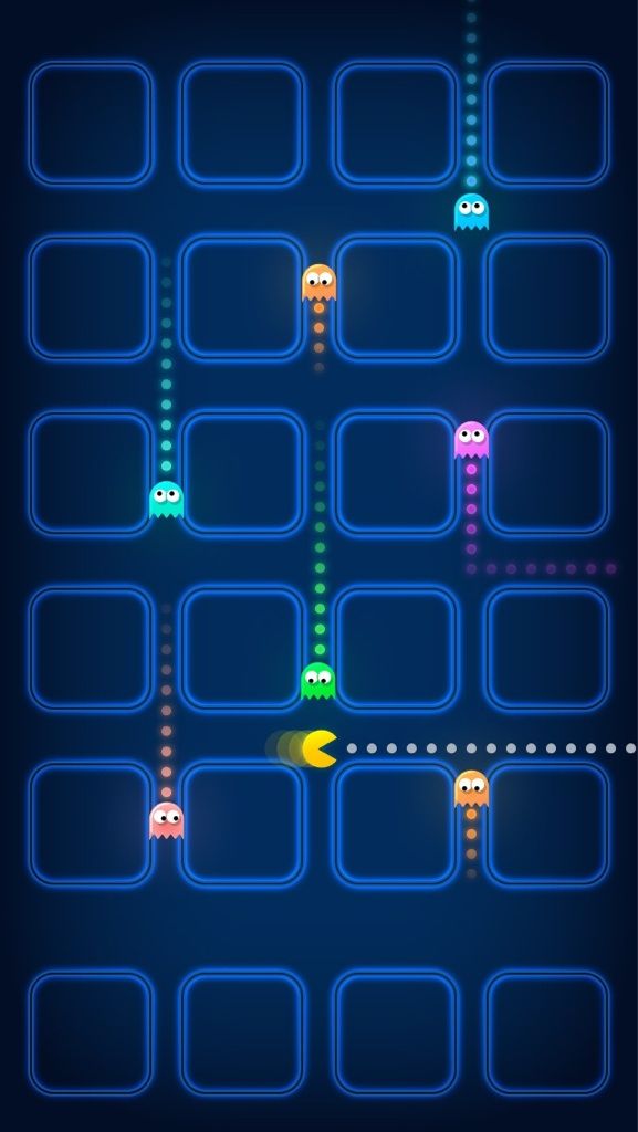 Iphone 5 Pacman Wallpaper - KibrisPDR