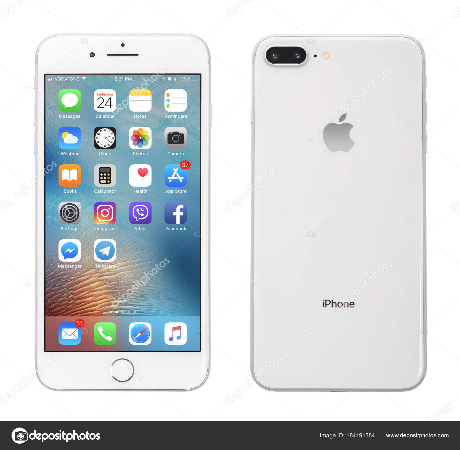 Detail Iphone 8 Plus Silver Nomer 34