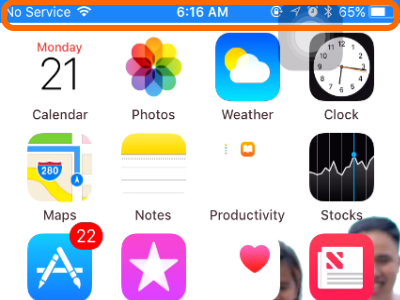 Detail Iphone Status Bar Nomer 52