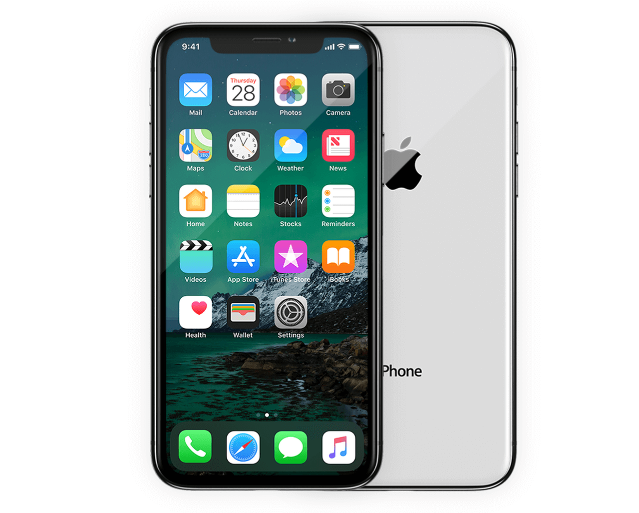 Detail Iphone X 64gb Silver Nomer 27