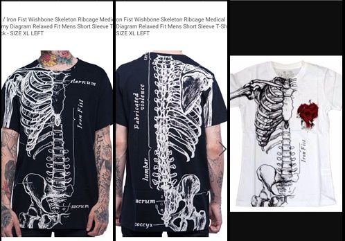 Detail Iron Fist Skeleton Shirt Nomer 19