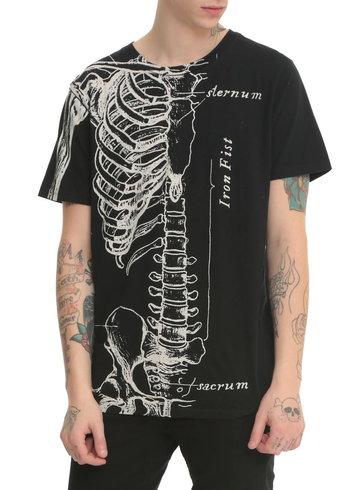 Detail Iron Fist Skeleton Shirt Nomer 10