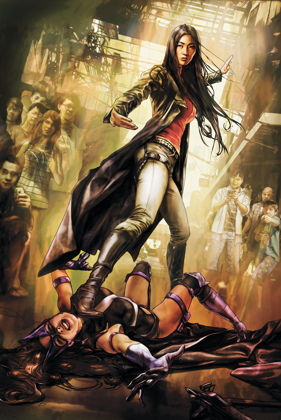 Detail Iron Fist Vs Lady Shiva Nomer 18